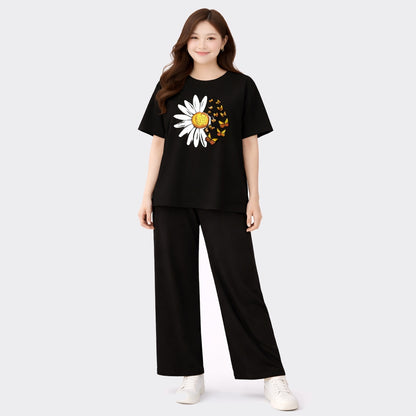 Buy Sunflower Printed 2 Piece Women Night Suit Pajama Online Pakistan COD - MK Garments