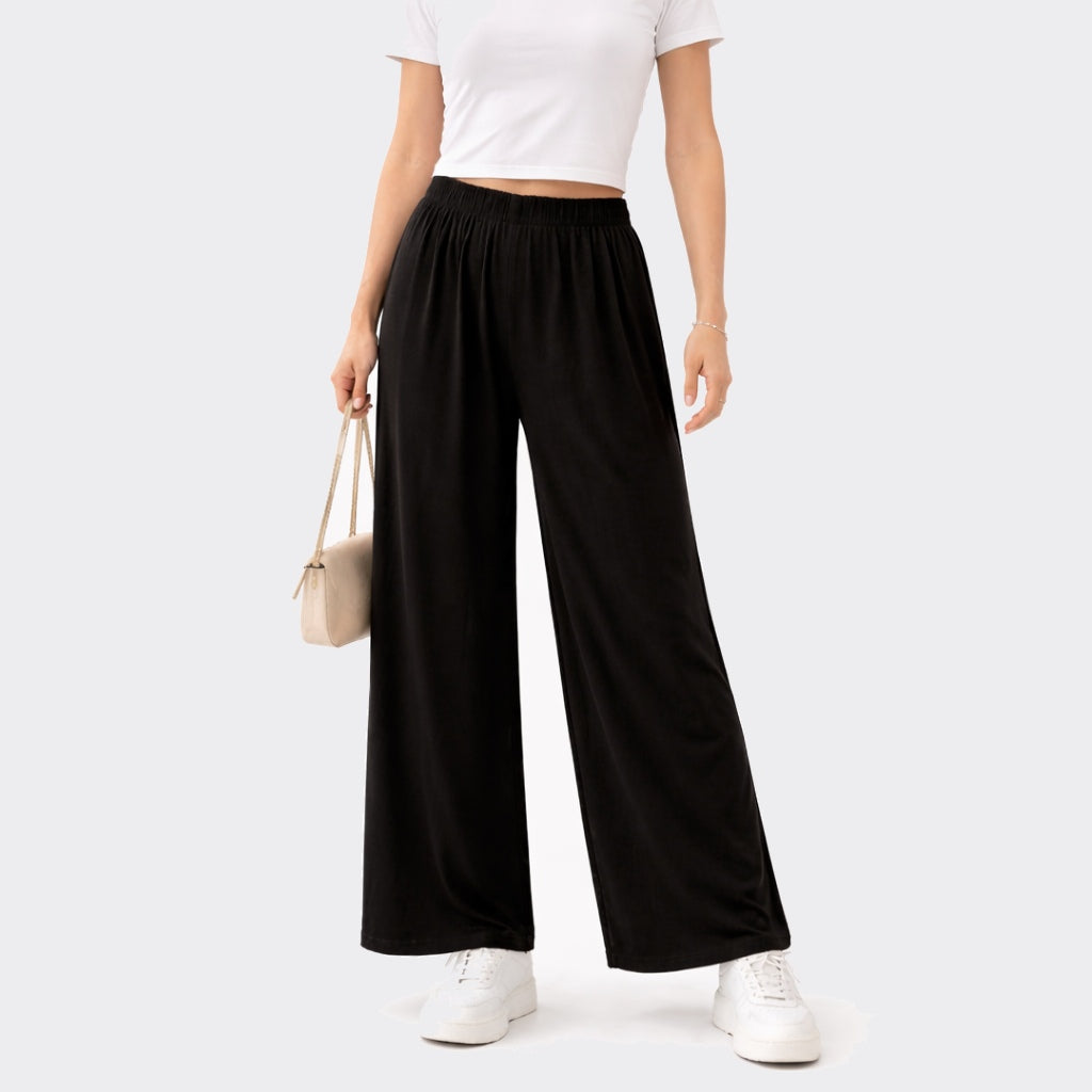 Buy Girls Trouser High Elastic Waist Soft Jersey Fabric Online Pakistan COD - MK Garments