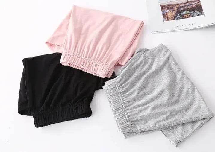 Pack Of 3 Shorts Soft Jersey Fabric Comfortable Fit Elastic Waist For Girls