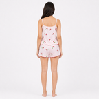 Cherry Print Cami & Shorts 2 Piece Nightwear Set for Women
