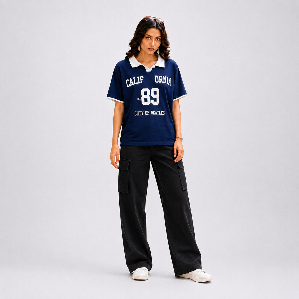California 2 Piece Set – T-Shirt & Wide Leg Trouser