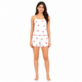 Cherry Print Cami & Shorts 2 Piece Nightwear Set for Women