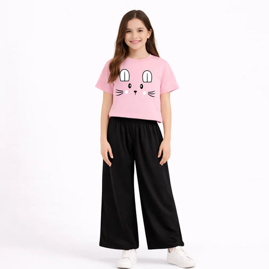 Buy Kids Summer Baby Bunny Printed 2 Piece Jersey Set Online Pakistan COD - MK Garments