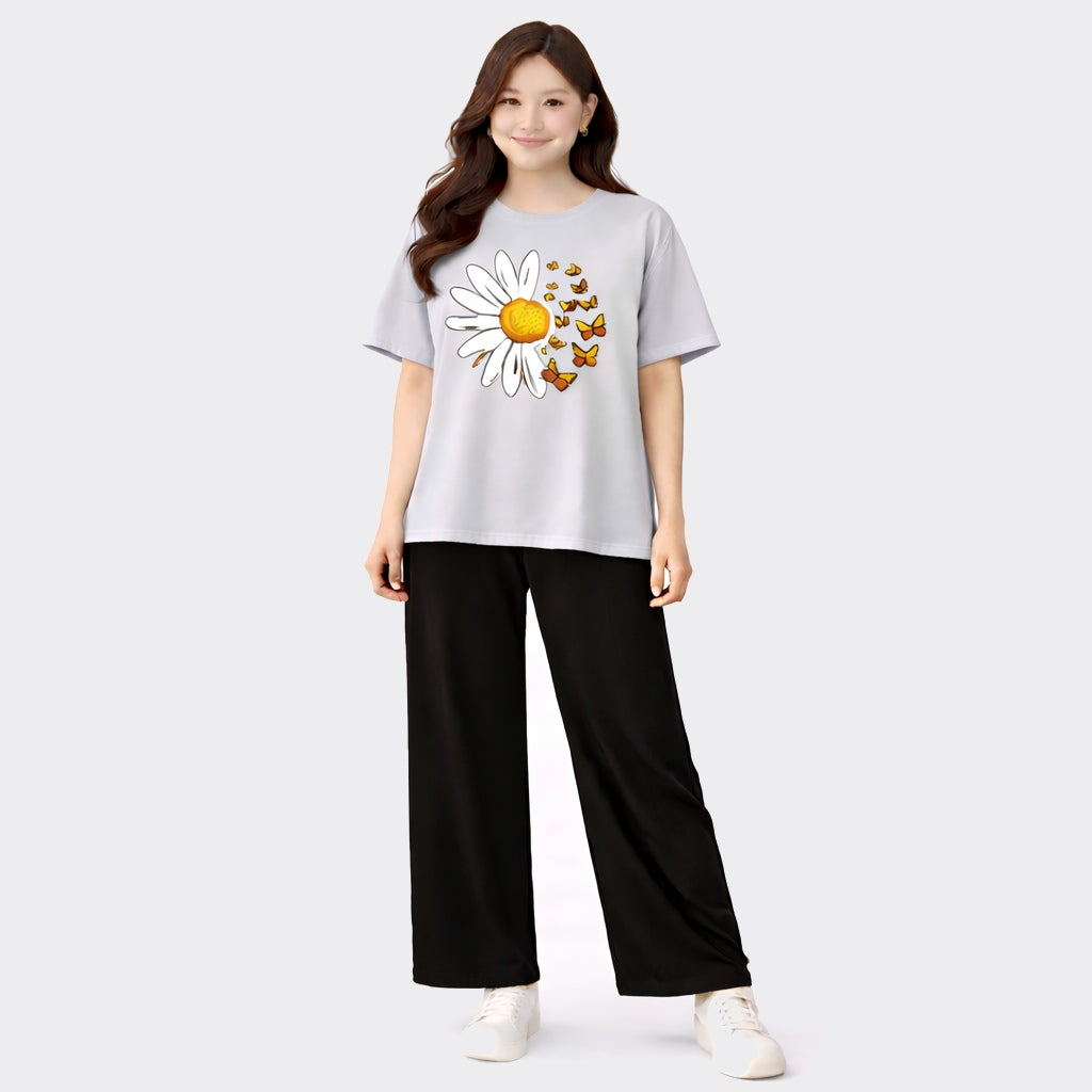 Buy Sunflower Printed 2 Piece Women Night Suit Online Pakistan COD - MK Garments