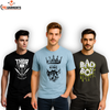 Pack Of 3 Printed  Half Sleeves T Shirts For Men's