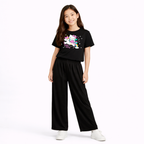 Kids Summer Hello kitty Printed 2 Pcs Set Soft Jersey Fabric