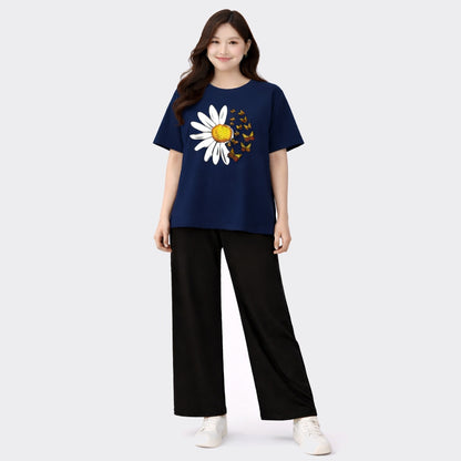 Buy Sunflower Printed 2 Piece Women Night Suit Pajama Online Pakistan COD - MK Garments