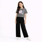 Kids Summer Hello kitty Printed 2 Pcs Set Soft Jersey Fabric