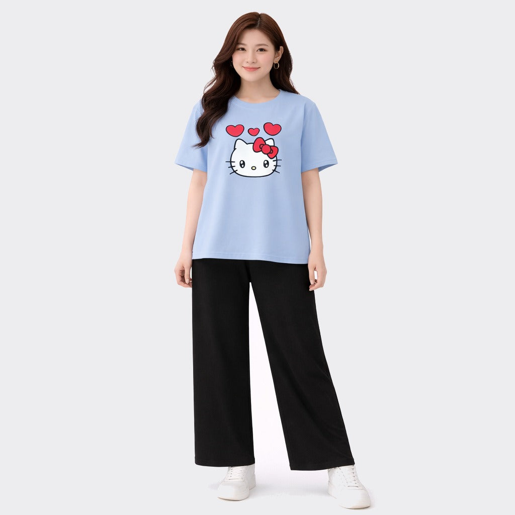 Buy Kitty Printed 2 Piece Women Night Suit Pajama Online Pakistan COD - MK Garments