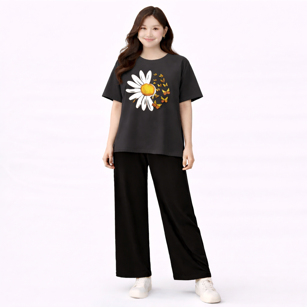 Sunflower Printed 2 Piece Suite