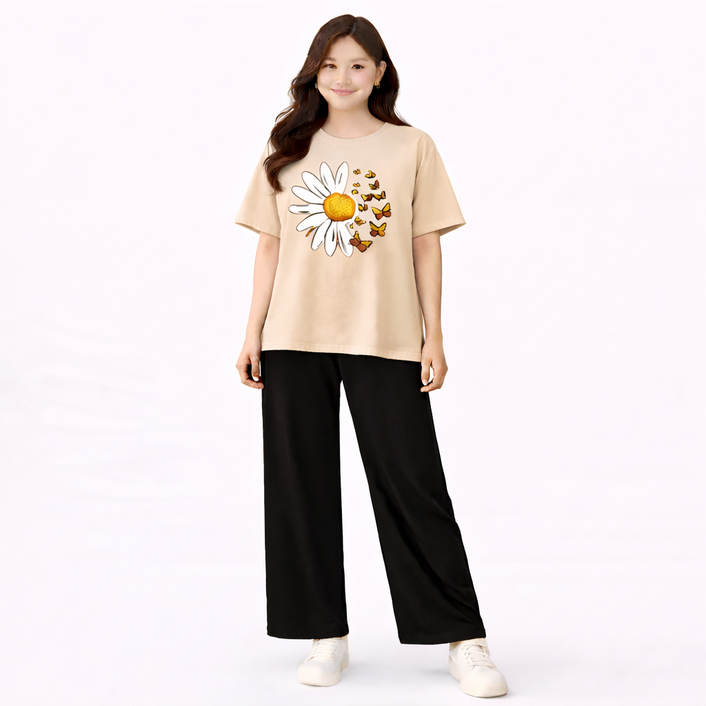 Sunflower Printed 2 Piece Suite