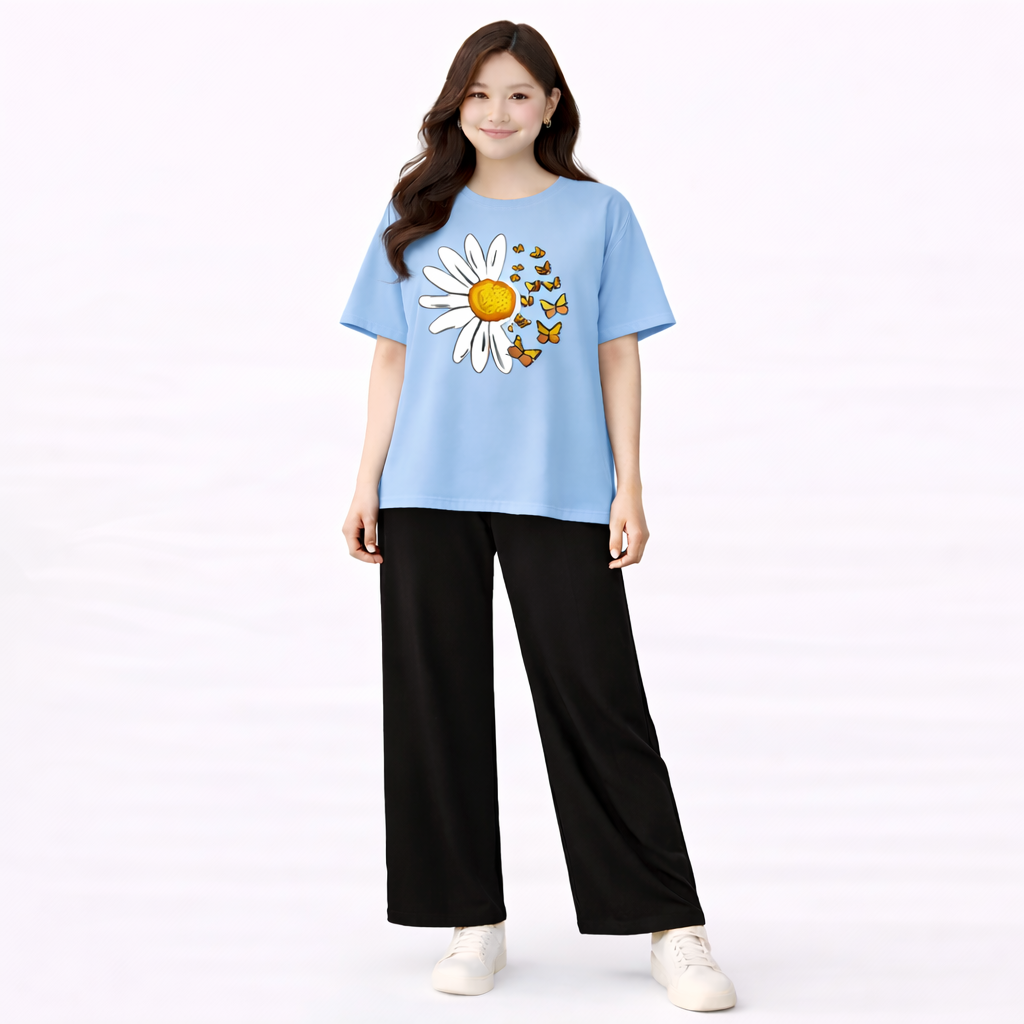 Sunflower Printed 2 Piece Suite