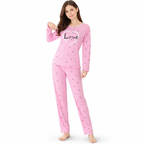 Heart Love Printed 2-Piece