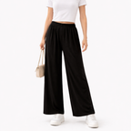 Girls Trouser High Elastic Waist Soft Comfortable Jersey Fabric