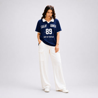 California 2 Piece Set – T-Shirt & Wide Leg Trouser