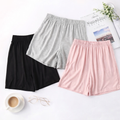 Pack Of 3 Shorts Soft Jersey Fabric Comfortable Fit Elastic Waist For Girls