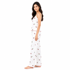 Women’s Cherry Bliss Cotton Sleeveless PJ Set  Soft & Lightweight