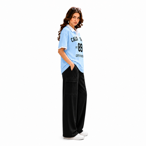 California 2 Piece Set – T-Shirt & Wide Leg Trouser