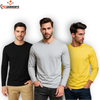 Pack Of 3 Plain Colors Full Sleeves  T Shirts For Mens