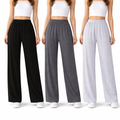 Pack of 3 Jersey Trousers For  Girls  & Kids Soft Fabric